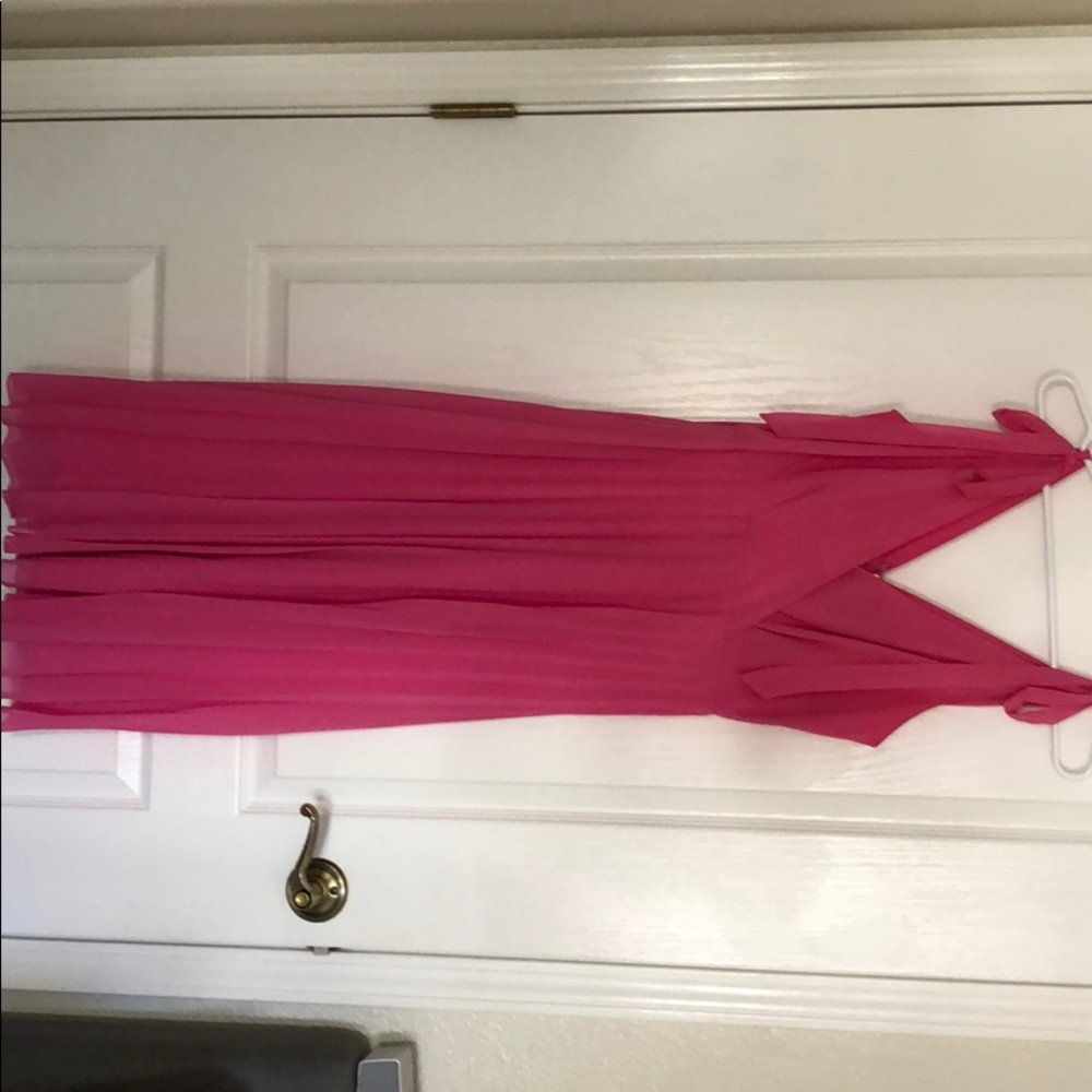 Pink cocktail dress